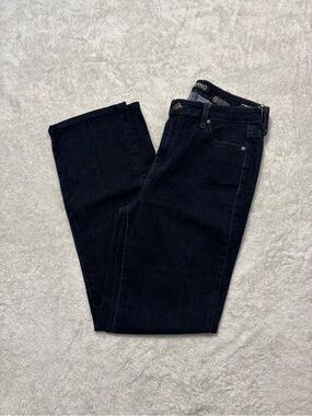 Buffalo David Bitton Women's Alyssa High Rise Straight Leg Jeans in Dark Blue